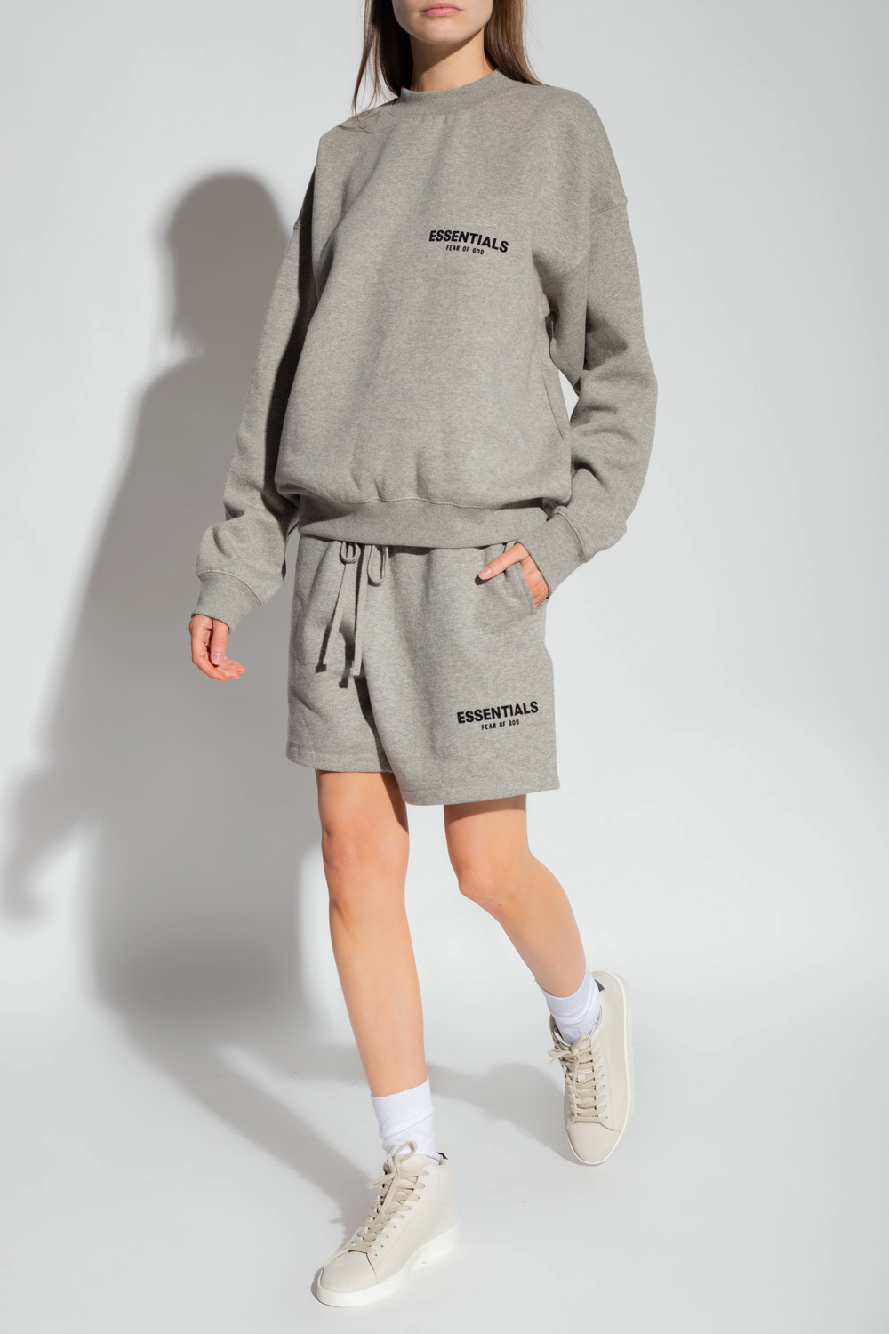 Grey Sweatshirt with logo Fear Of God Essentials - Vitkac Canada